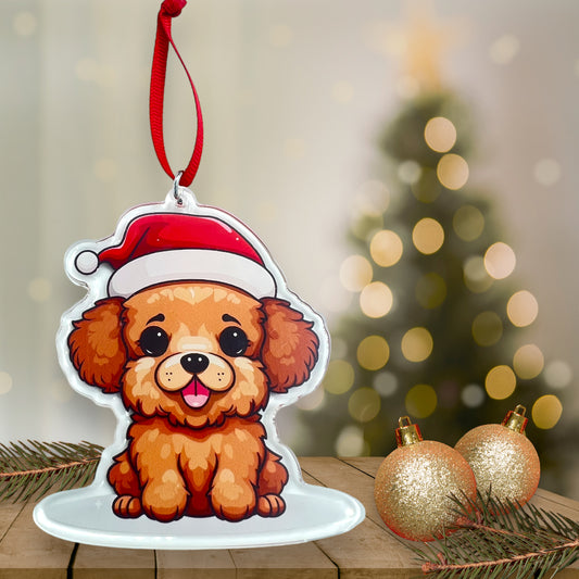 Acrylic Pet ornament, Christmas Ornament, Pet Memorial Ornament,Christmas Photo Ornament, Pet Portrait