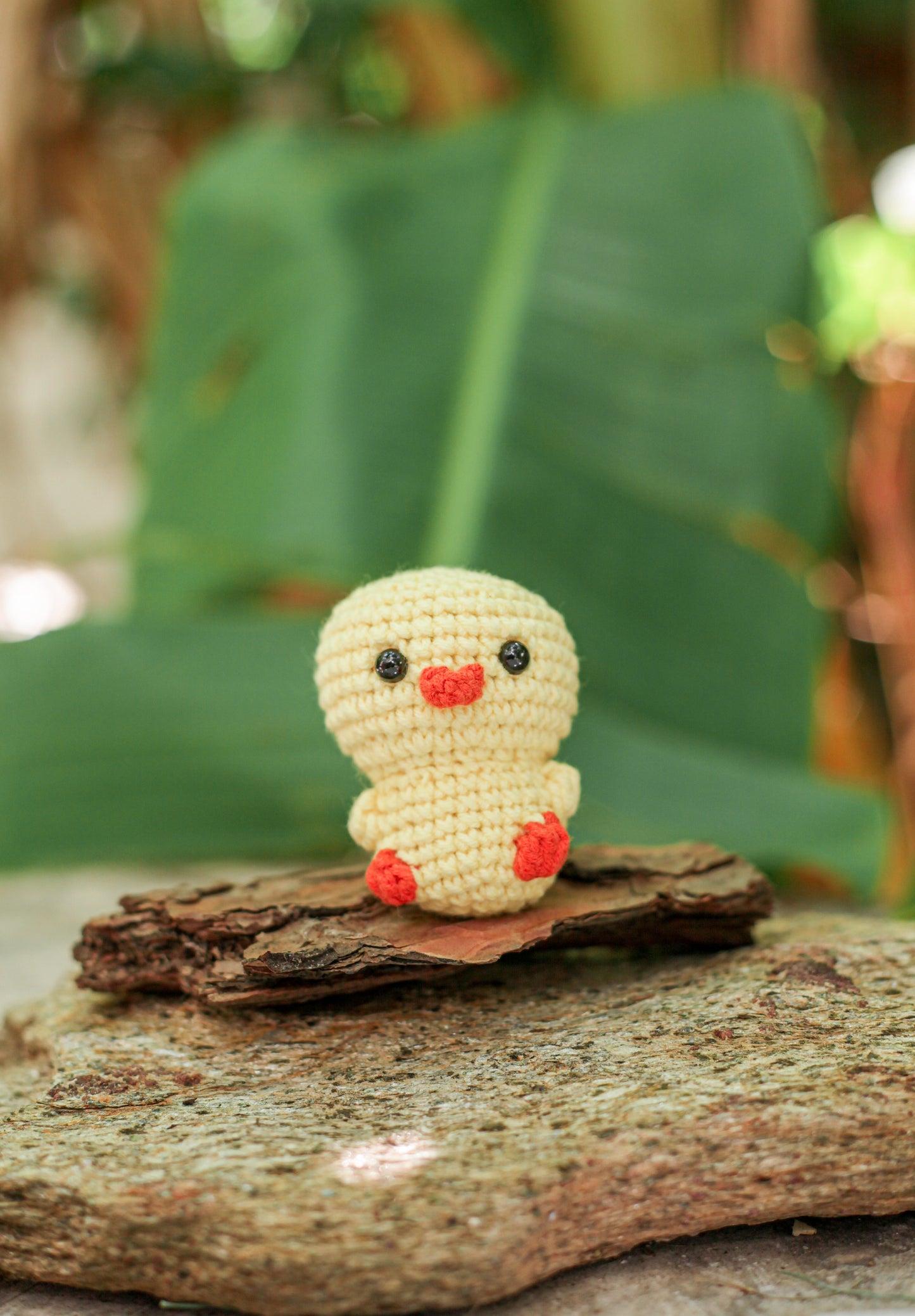 Duck Christmas Crochet ornament  Amigurumi : Cute Desk Decor Toy, Baby's First Nativity, Stocking Stuffer, Unique Festive Decor