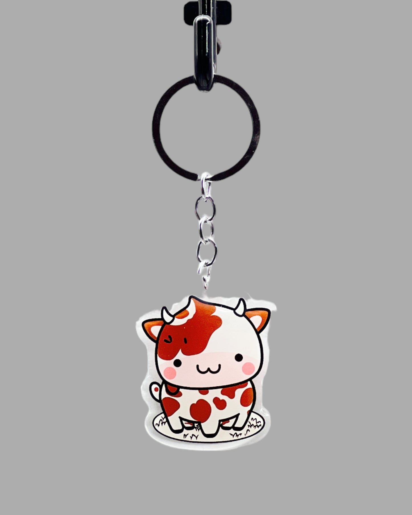 Ayrshire Cow Acrylic keychain farm animal