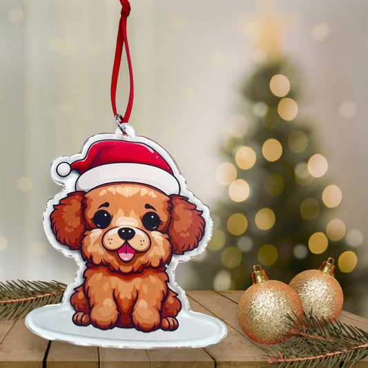 Acrylic Pet ornament, Christmas Ornament, Pet Memorial Ornament,Christmas Photo Ornament, Pet Portrait