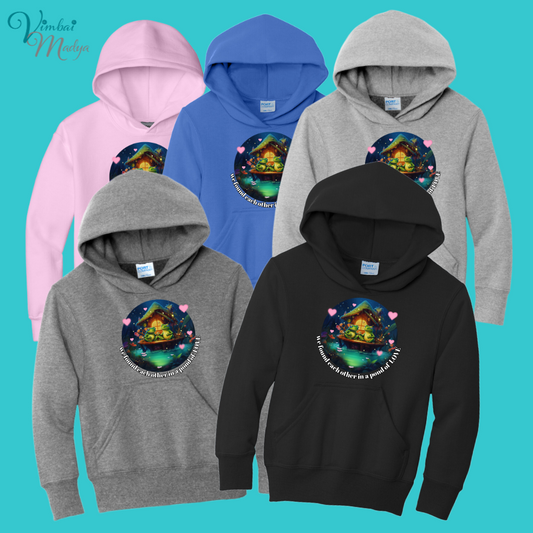 Youth Kawaii Frog  Sweater Hoodie  : Perfect Mother's Day Gift & Fall Winter Essential  .  Trendy, Unisex Style for Your Best Friend's Wardrobe