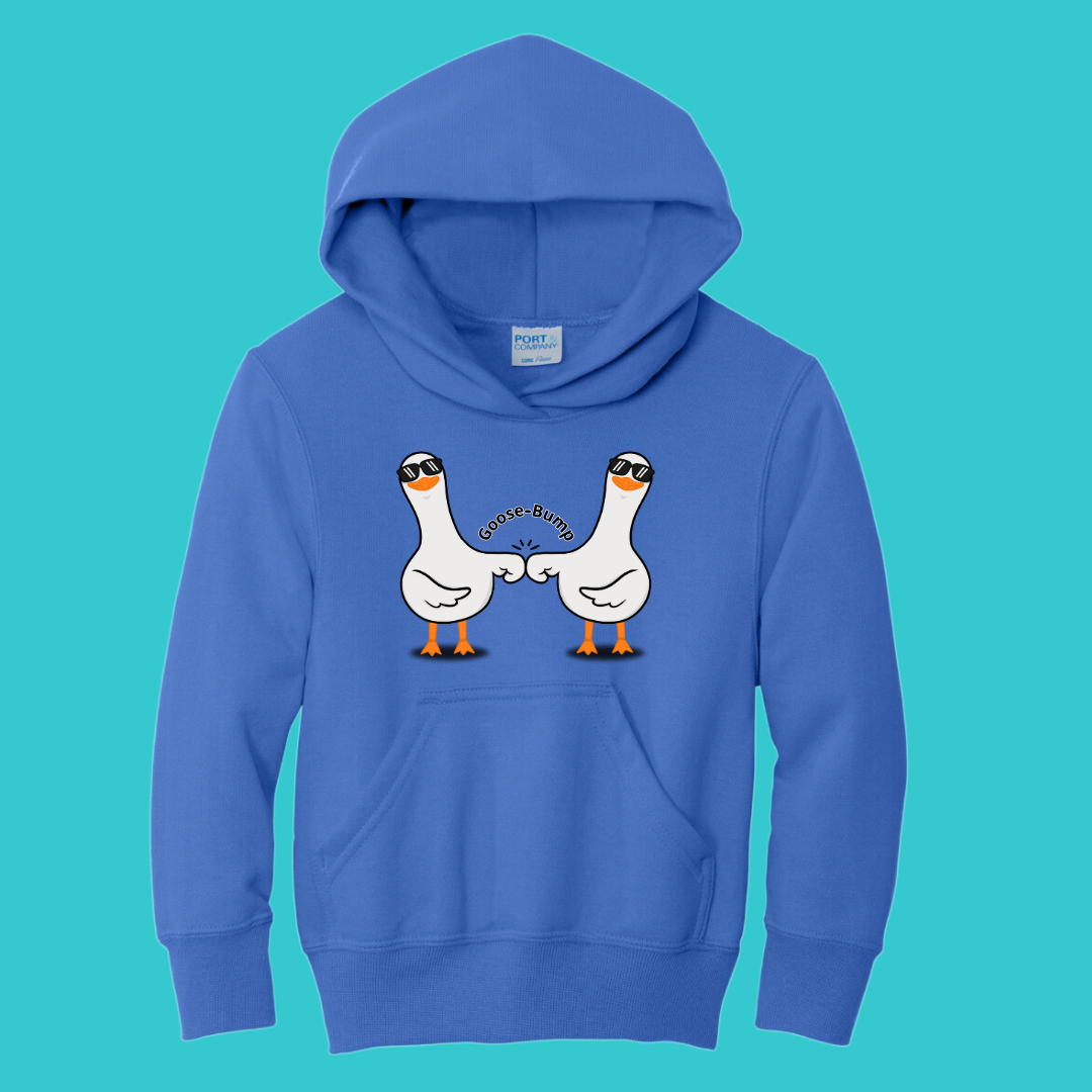 Youth Silly Goose Sweatshirt Unisex Clothing Kawaii  Hoodie : couples Gift .Best Friend Gift.  Fall Winter Essential