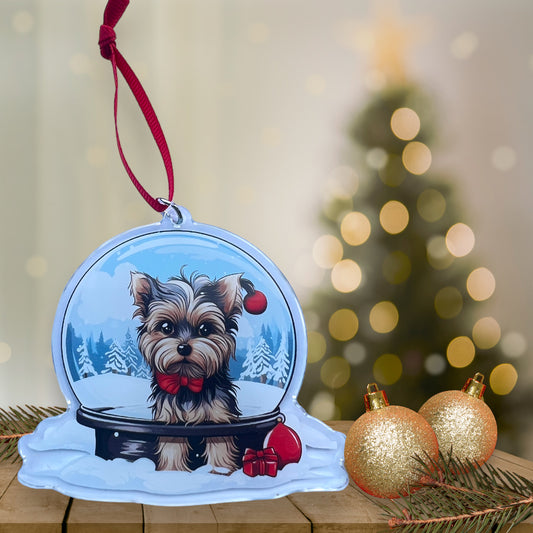 Acrylic Pet ornament, Christmas Ornament, Pet Memorial Ornament,Christmas Photo Ornament, Pet Portrait