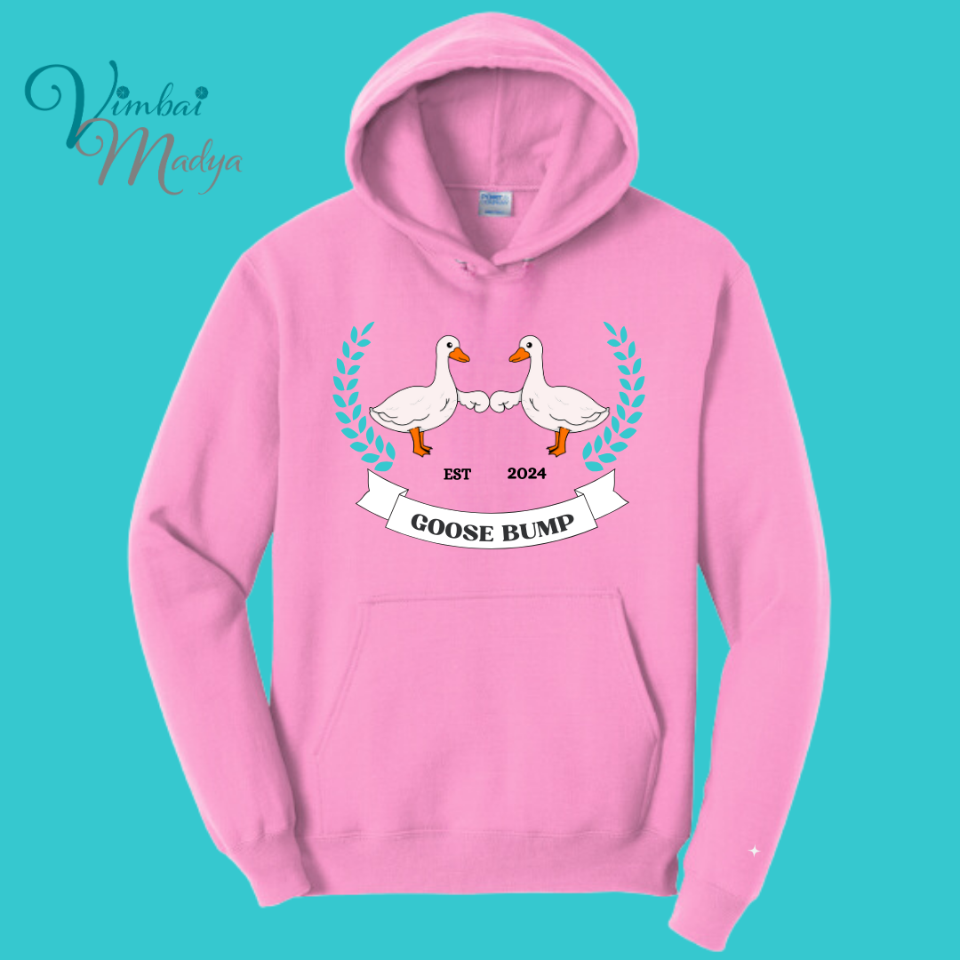 Unisex Clothing  Silly Goose Kawaii  Sweatshirt Hoodie :  Couples Mothers Day Gift .Best Friend Gift.  Fall Winter Essential