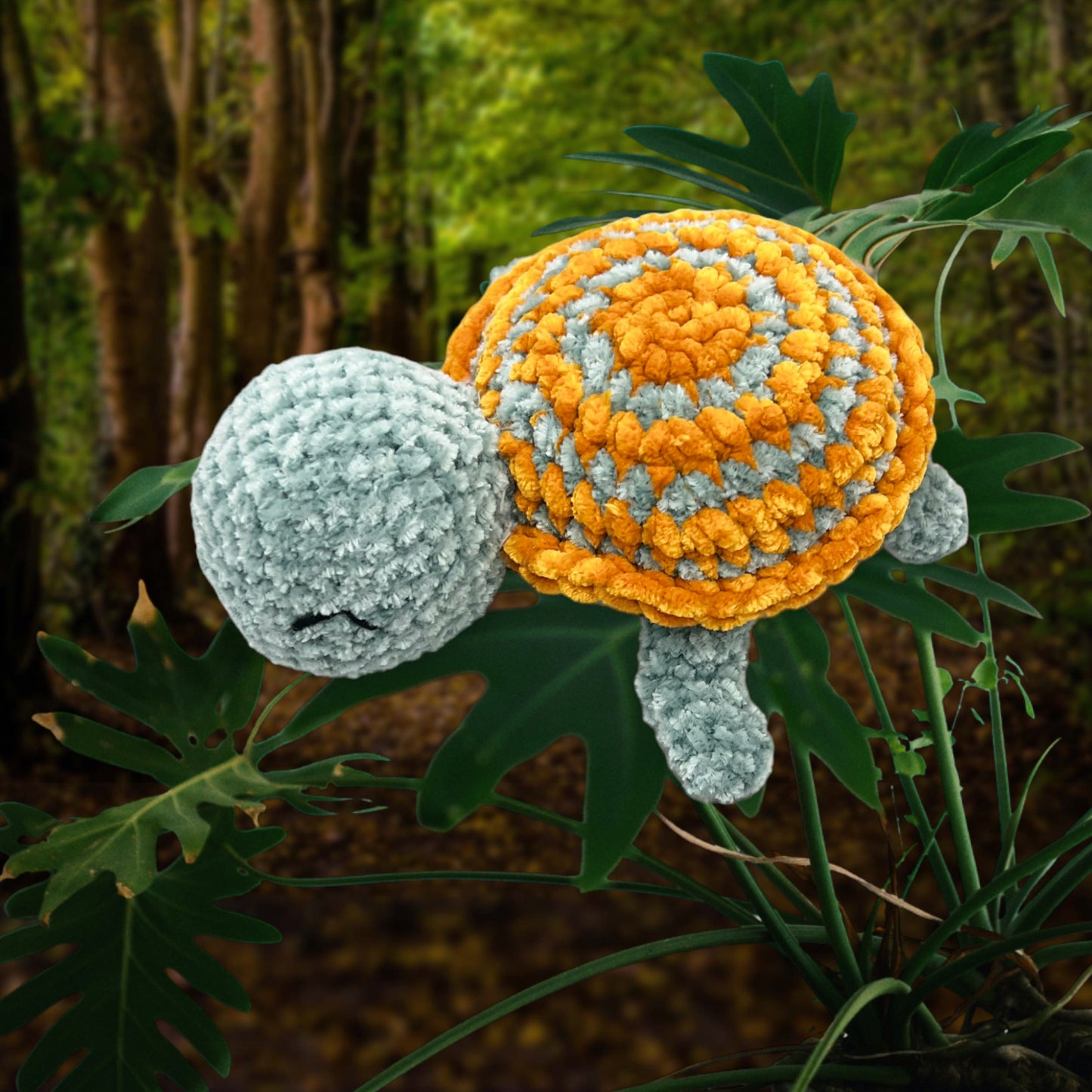 Turtle Handmade Crochet stuffed Doll for Montessori Play, Nursery Decor, and Baby Shower Gifts . Granddaughter, niece, nephew & grandson