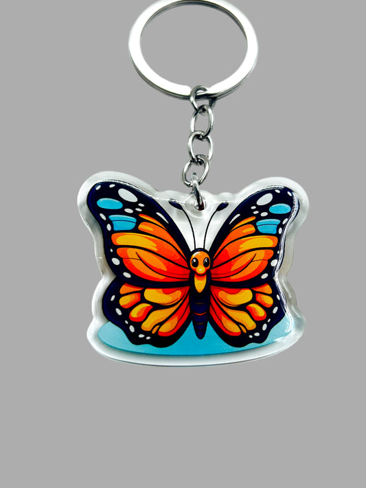 Butterfly wildlife Acrylic Keychain