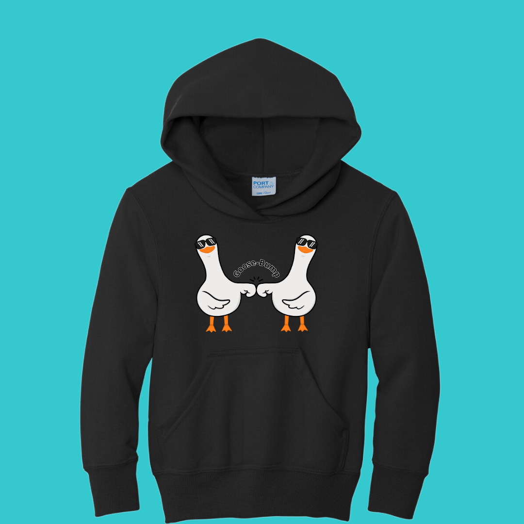 Youth Silly Goose Sweatshirt Unisex Clothing Kawaii  Hoodie : couples Gift .Best Friend Gift.  Fall Winter Essential