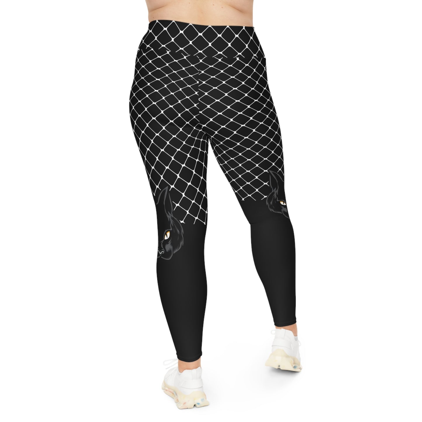 Gothic Plus Size Leggings One of a Kind Gift - Unique Workout Activewear tights for Mom fitness, Mothers Day, Girlfriend Christmas Gift