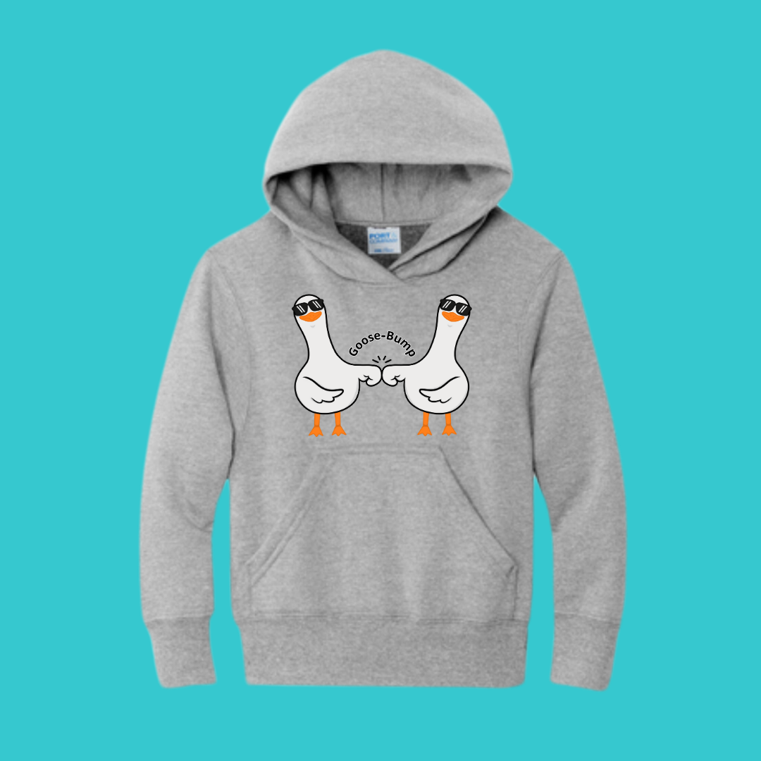 Youth Silly Goose Sweatshirt Unisex Clothing Kawaii  Hoodie : couples Gift .Best Friend Gift.  Fall Winter Essential