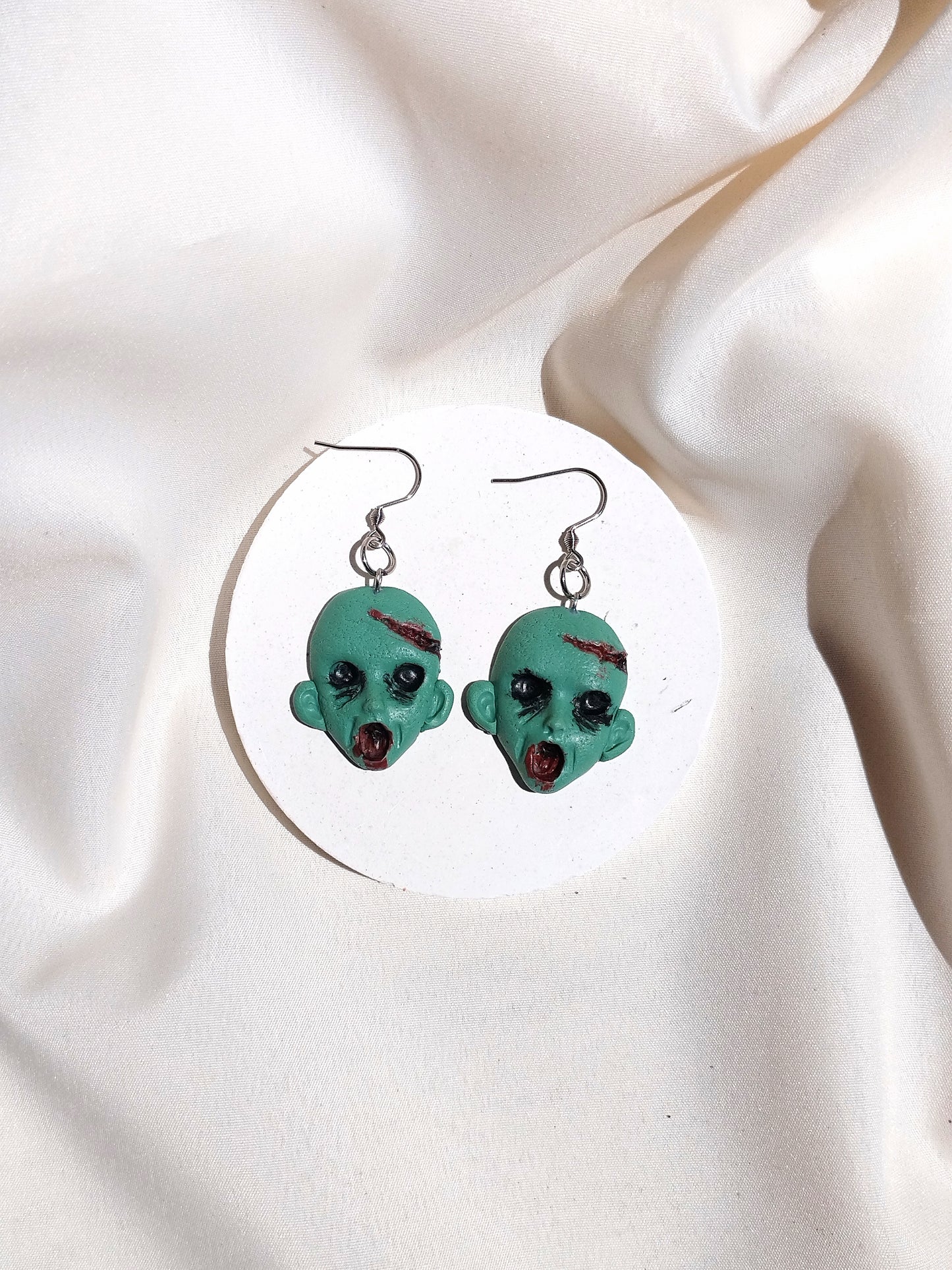 Vampire Witchy polymer clay earrings, halloween spooky witch wican Handmade Dainty  dangle cute minimalist earrings, birthday gift for best friend