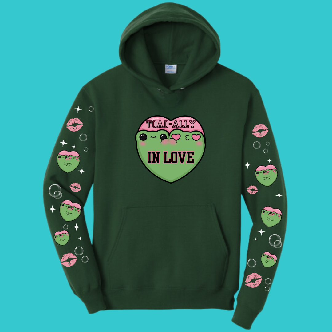 Kawaii Frog  Sweater Hoodie  : Perfect Mother's Day Gift & Fall Winter Essential  .  Trendy, Unisex Style for Your Best Friend's Wardrobe