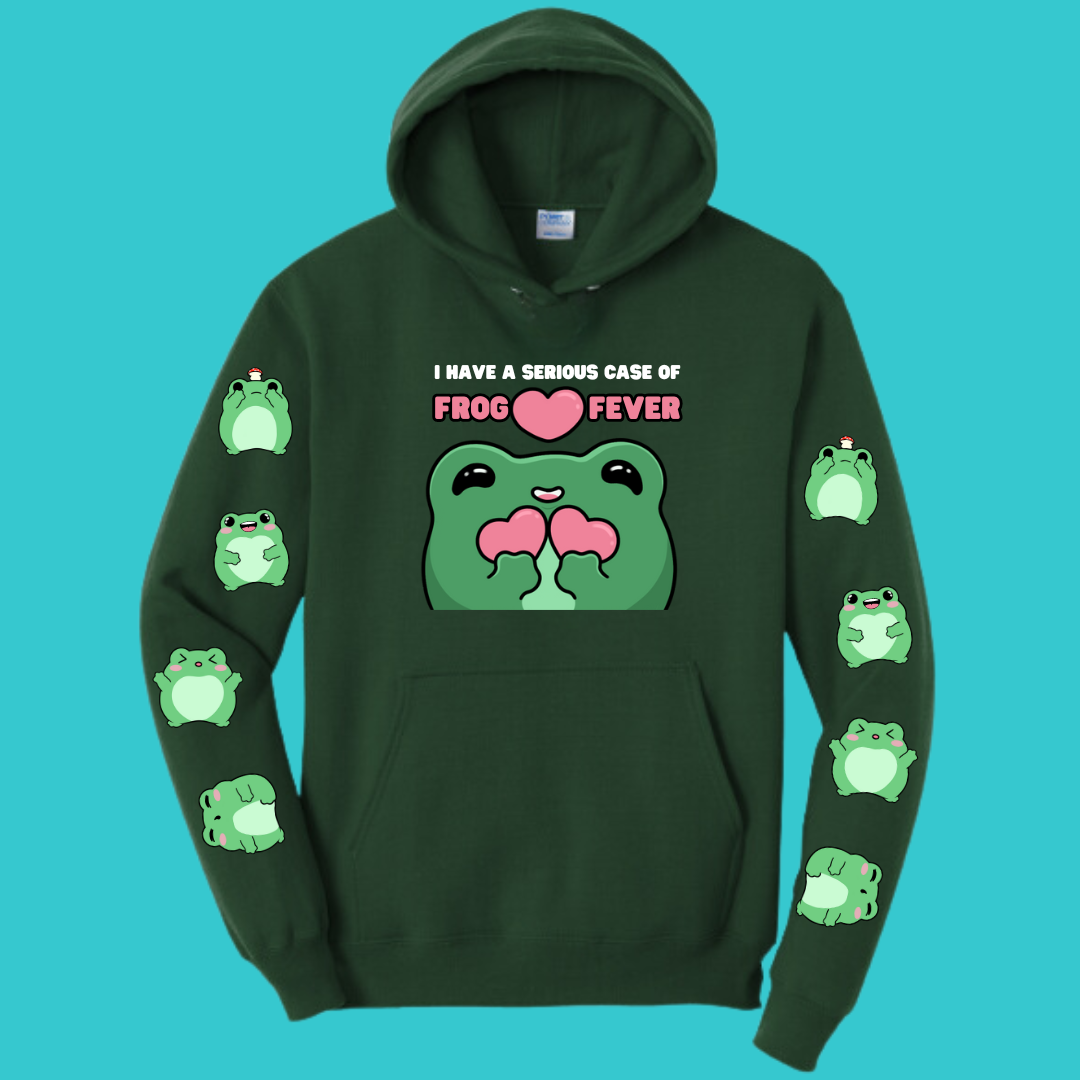 Frog Sweatshirt Unisex Clothing Kawaii Hoodie :  Best Friend Gift . Fall Winter Essential . Frog and Toad