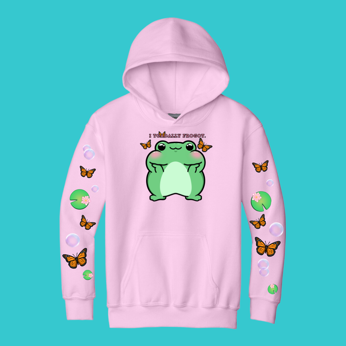 Youth Frog and Toad Sweatshirt Unisex Clothing Kawaii Hoodie : Frog Lover and Best Friend Gift . Fall Winter Essential. Mothers Day Gift for her