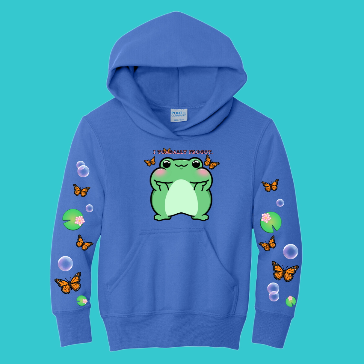 Youth Frog and Toad Sweatshirt Unisex Clothing Kawaii Hoodie : Frog Lover and Best Friend Gift . Fall Winter Essential. Mothers Day Gift for her