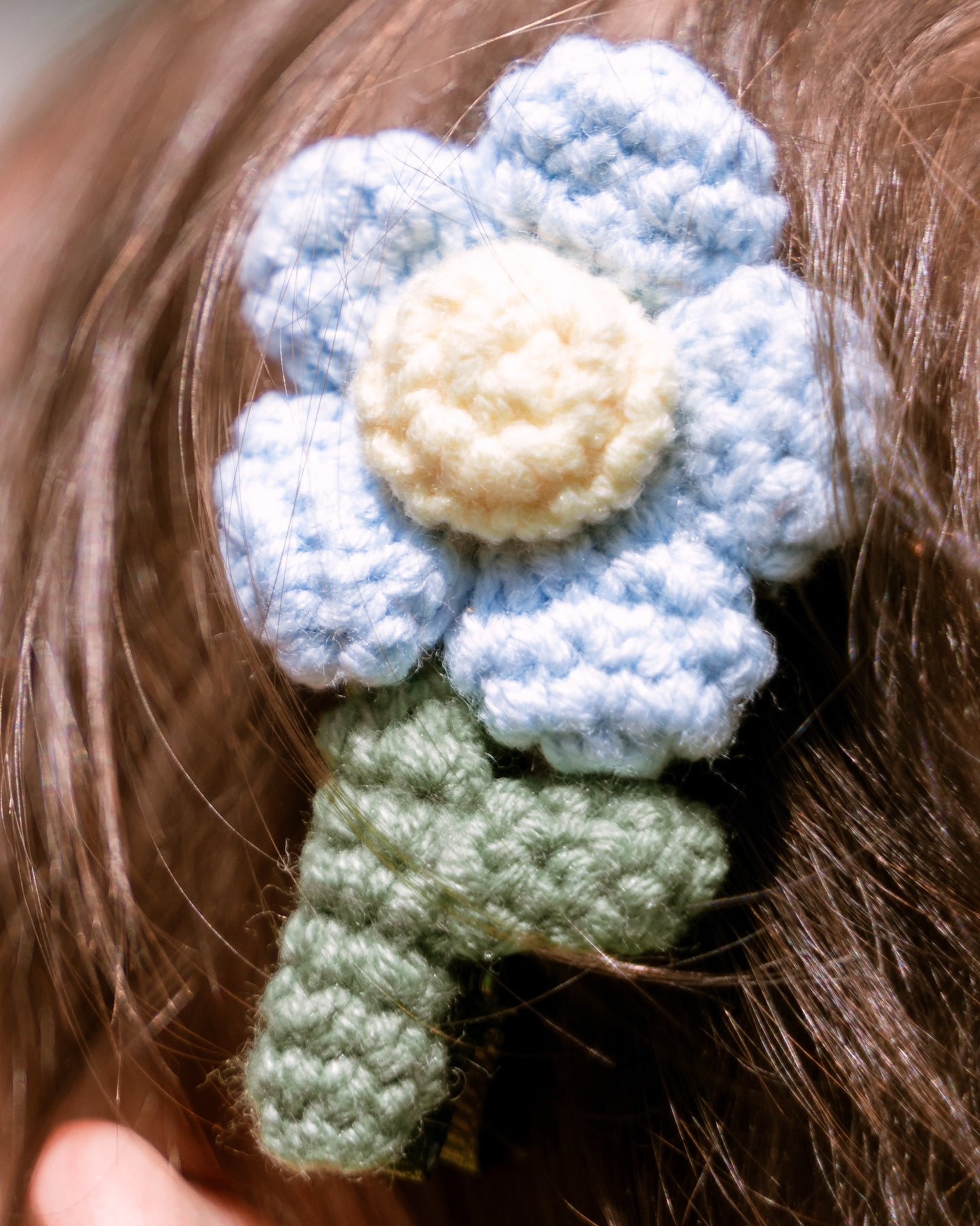 Crochet Trim Snap Hair Clips, Hair barrettes for kids