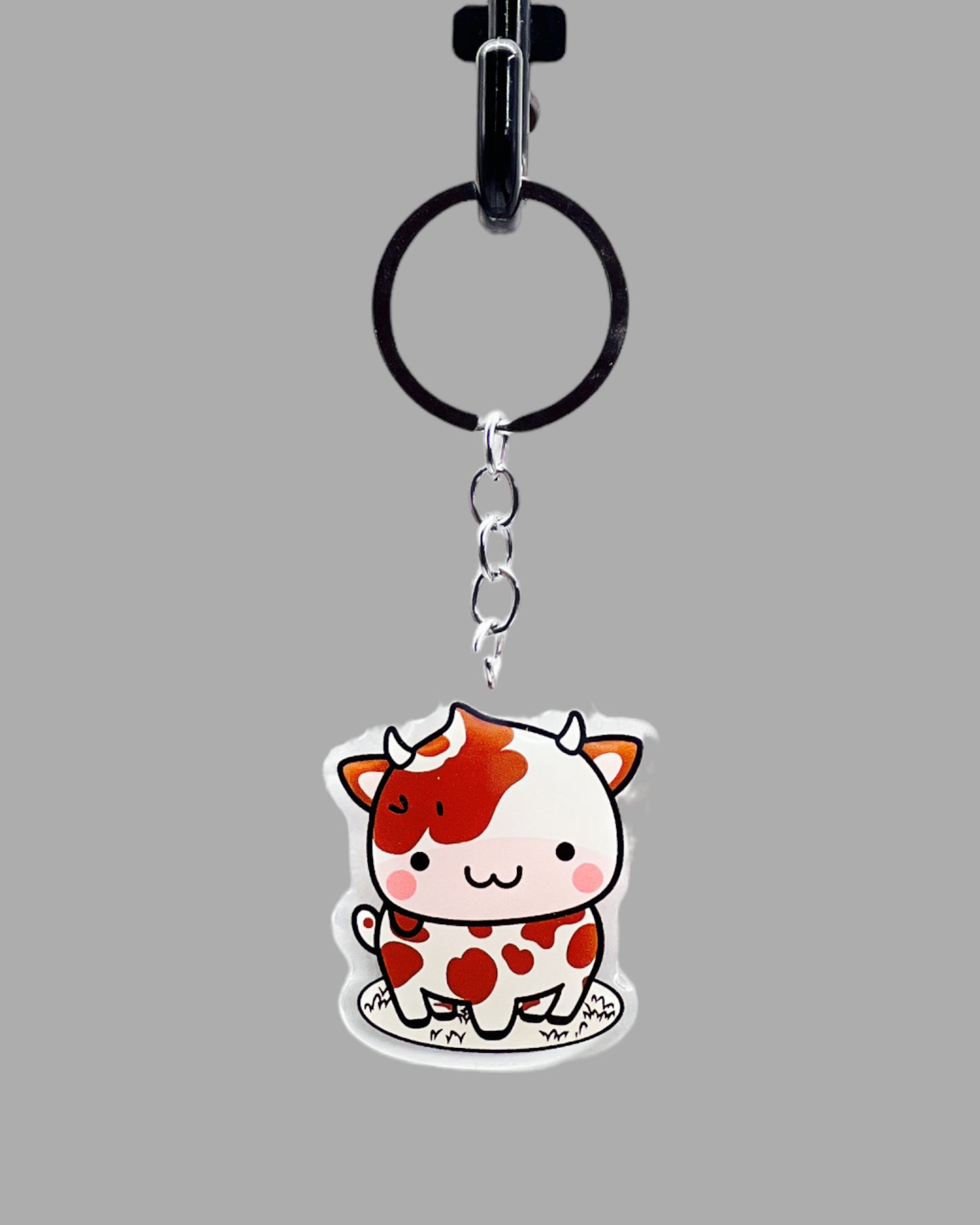 Ayrshire Cow Acrylic keychain farm animal