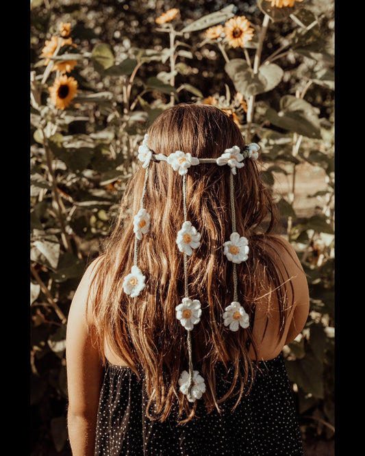 Crochet Trim Snap Hair Clips, Hair barrettes for kids