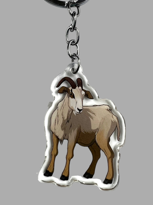 Goat Acrylic Keychain