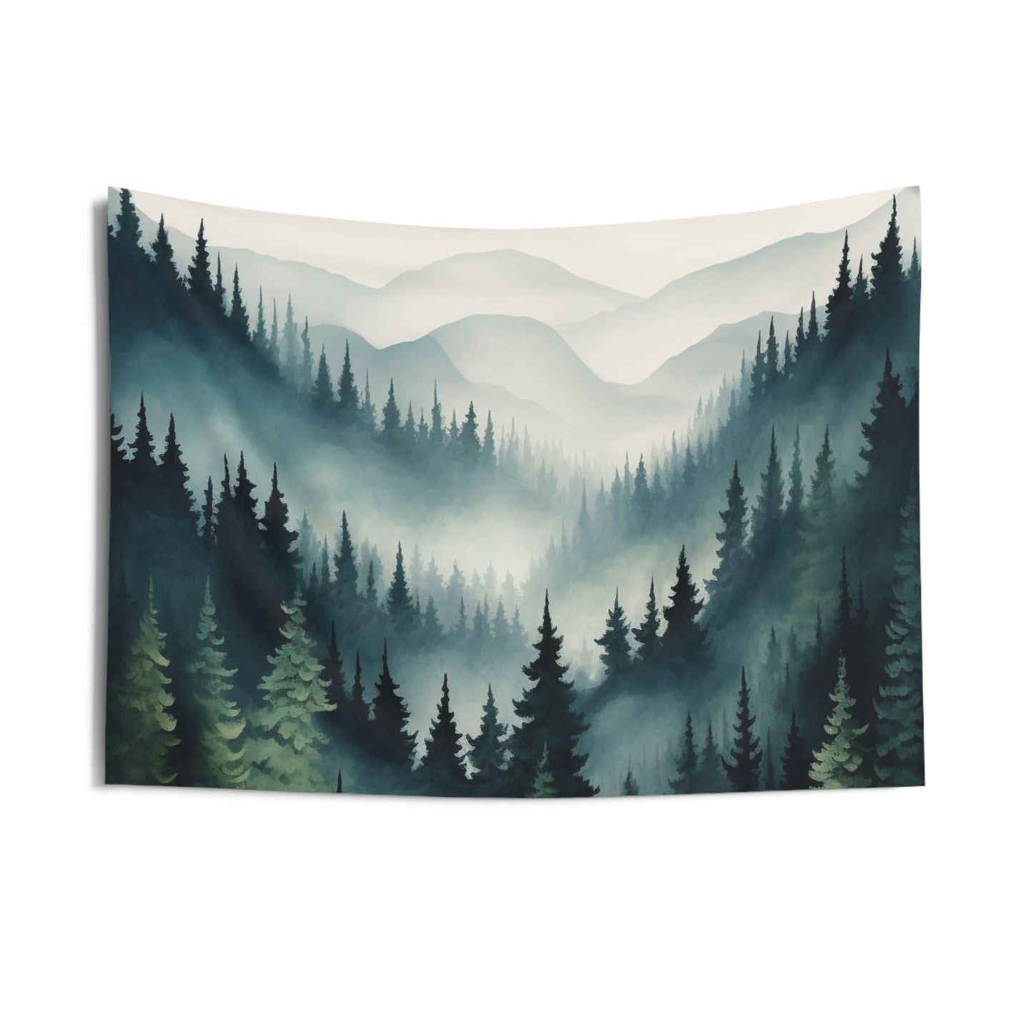 Mountain art Tapestry Contemporary Home Decor . Galaxy Wall Hanging Art for Baby Nursery, Dorm room, Coastal Home . Housewarming Gift