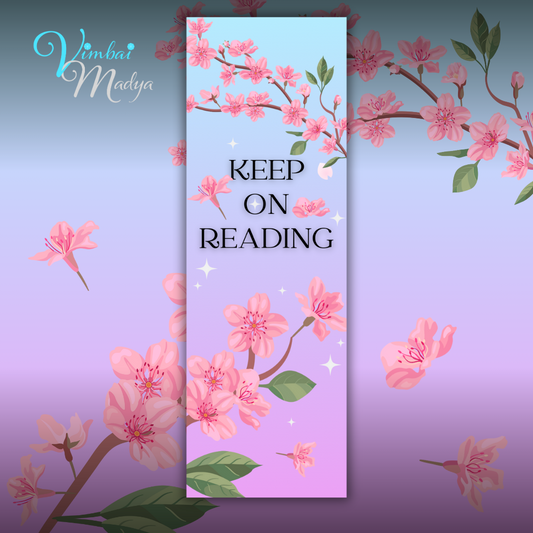 Cherry Blossom Cute Bookmarks for Book Lovers - Ideal for Readers, Reading Clubs and Bible Study . Teacher Appreciation . Sakura blossom flowers