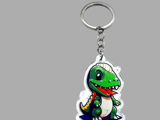 Allosaurus Dinosaur  kawaii wildlife Acrylic Keychain