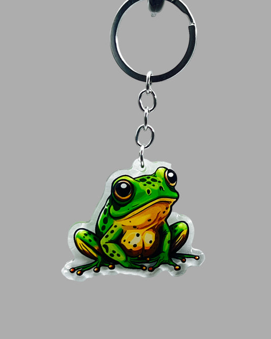 Frog Acrylic key chain