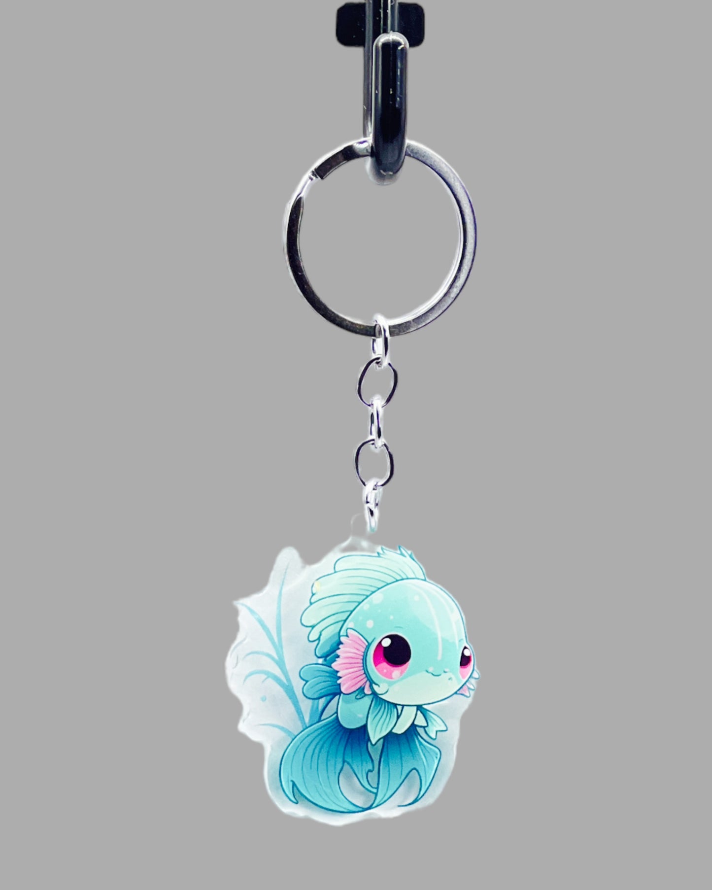 Beta Fish  Sealife Acrylic keychain