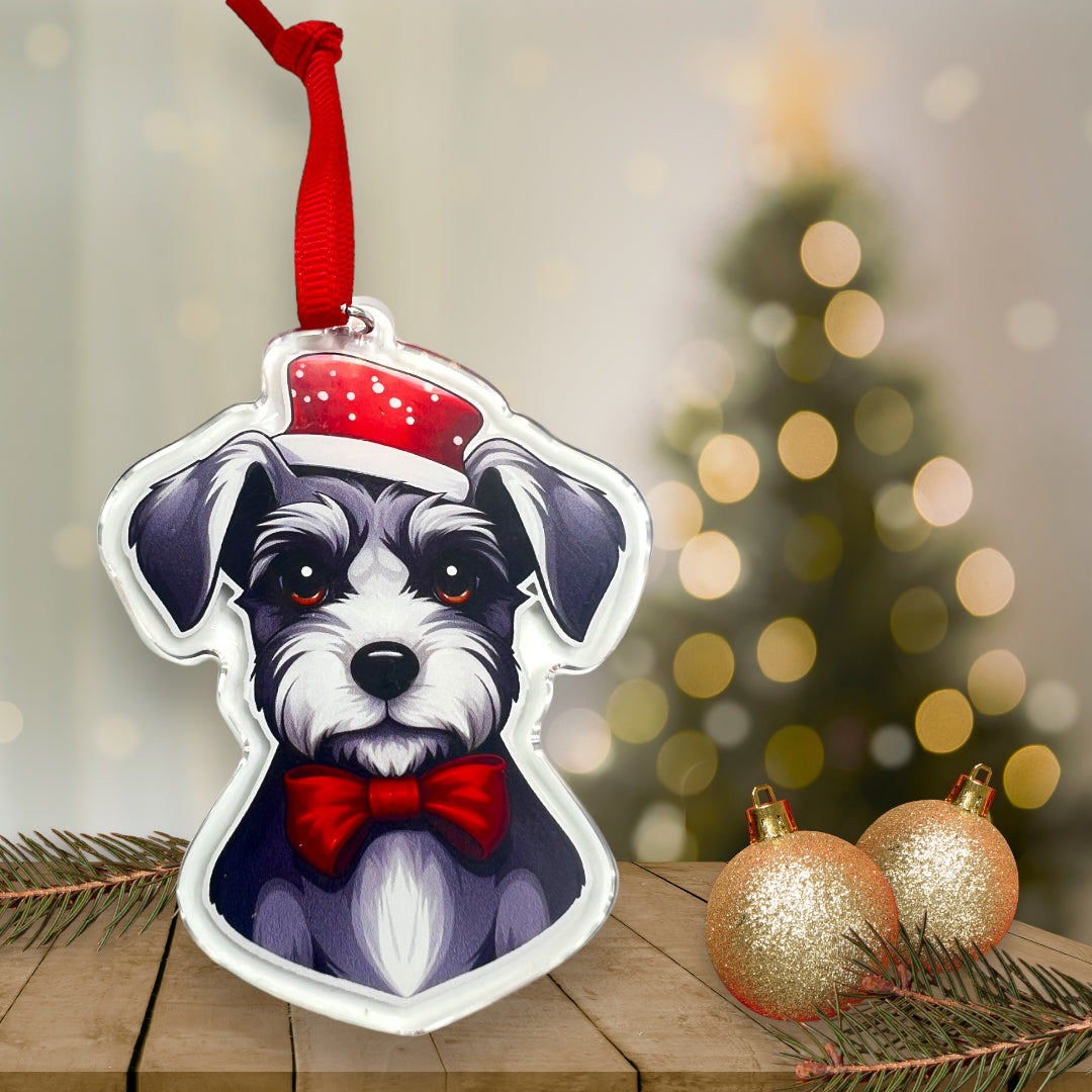 Acrylic Pet ornament, Christmas Ornament, Pet Memorial Ornament,Christmas Photo Ornament, Pet Portrait