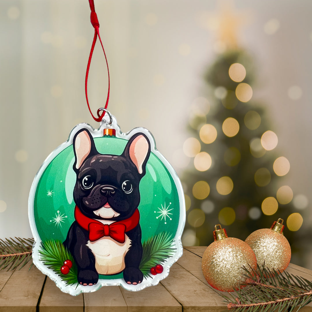 Acrylic Pet ornament, Christmas Ornament, Pet Memorial Ornament,Christmas Photo Ornament, Pet Portrait