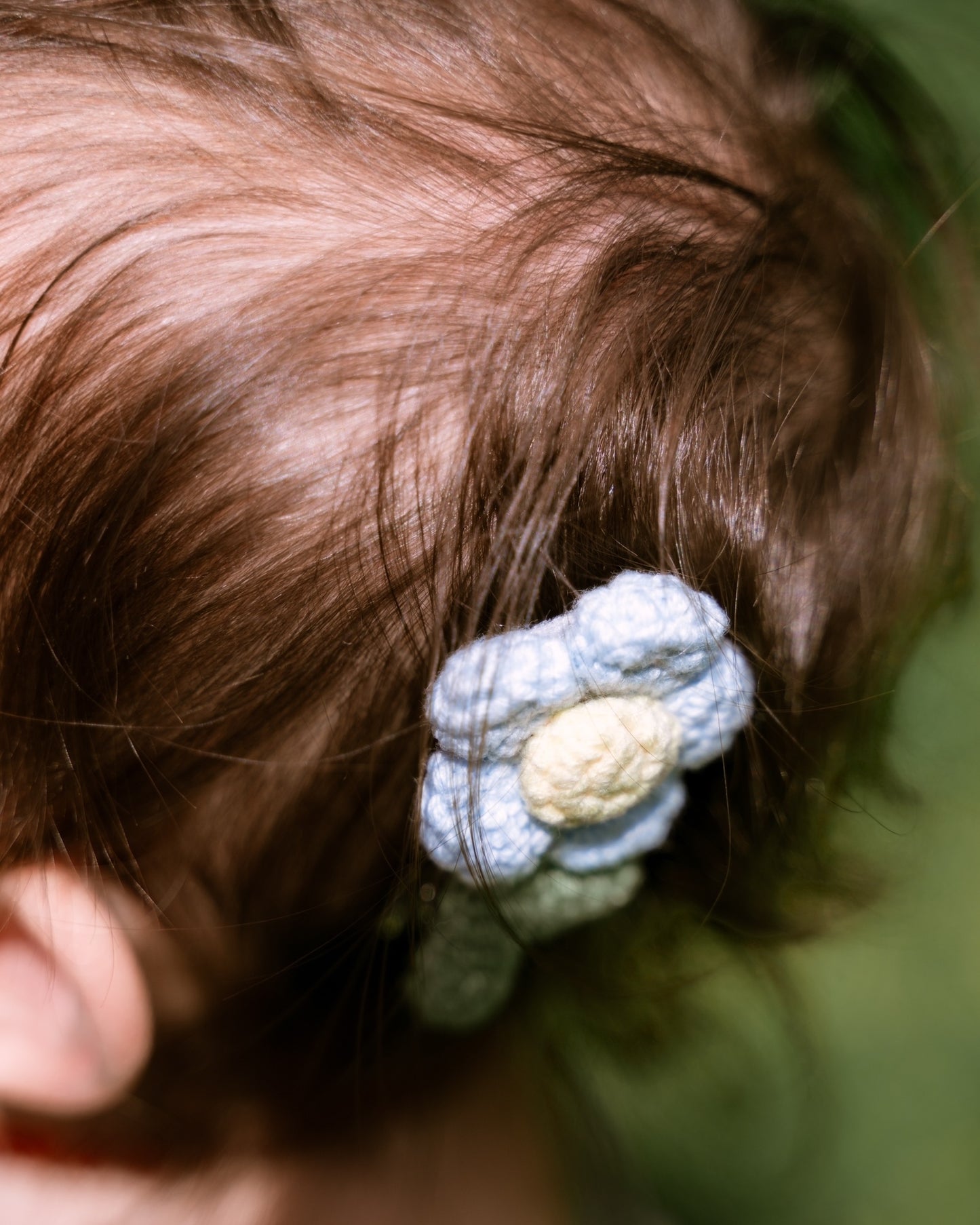 Crochet Trim Snap Hair Clips, Hair barrettes for kids