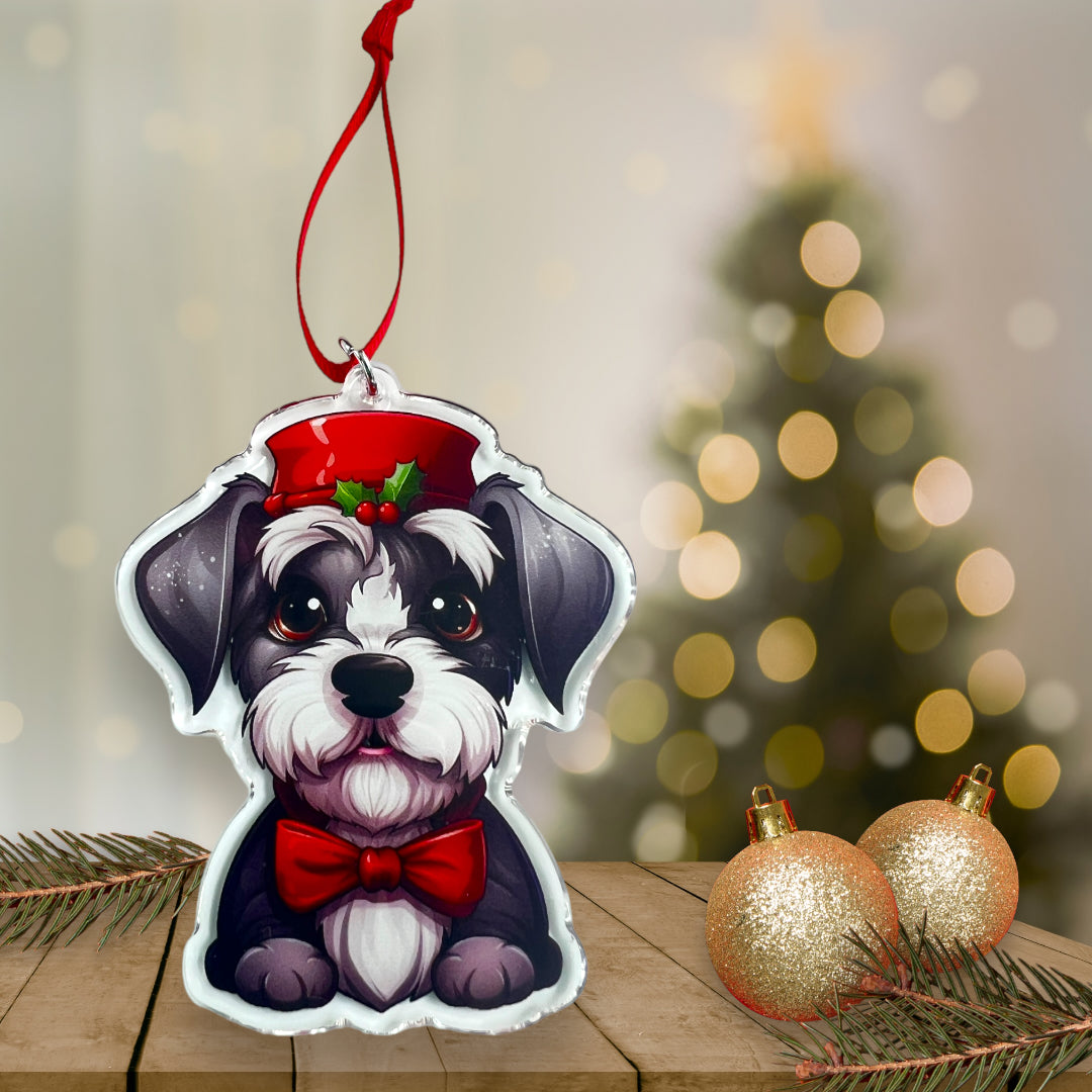 Acrylic Pet ornament, Christmas Ornament, Pet Memorial Ornament,Christmas Photo Ornament, Pet Portrait