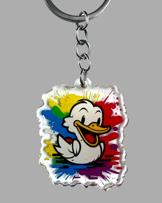 Duck Acrylic Keychain birds wildlife