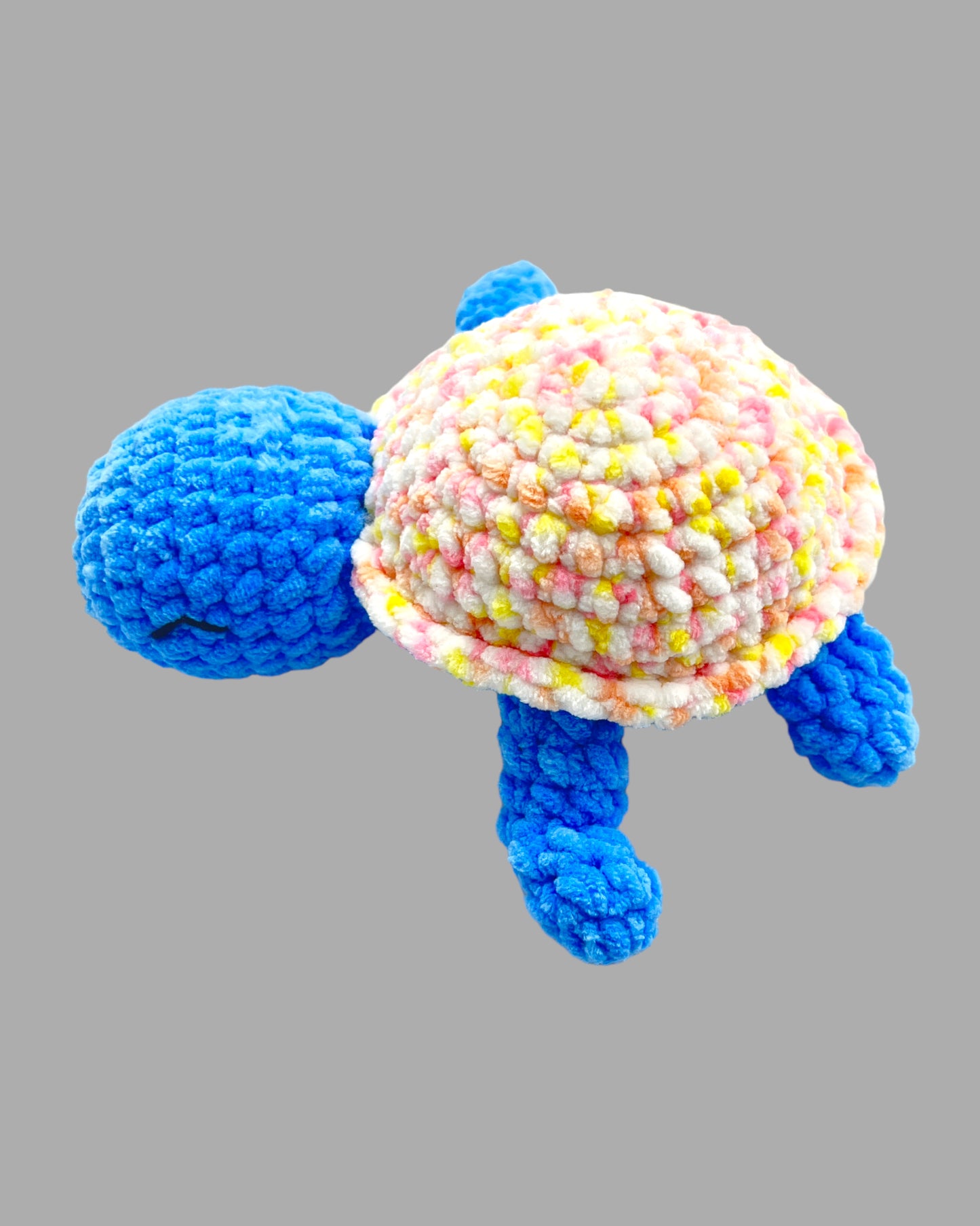 Turtle Handmade Crochet stuffed Doll for Montessori Play, Nursery Decor, and Baby Shower Gifts . Granddaughter, niece, nephew & grandson