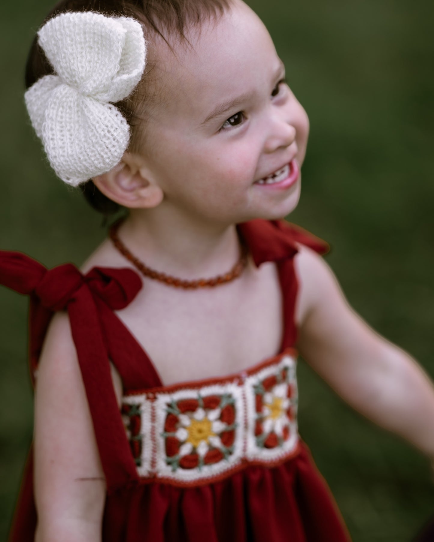 Crochet Trim Snap Hair Clips, Hair barrettes for kids