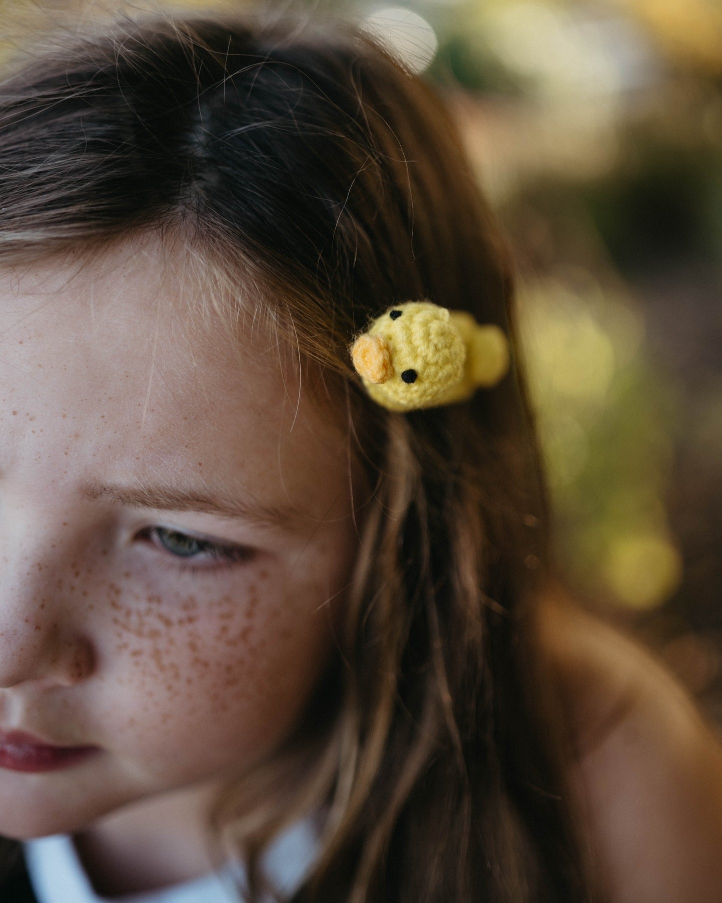 Crochet Trim Snap Hair Clips, Hair barrettes for kids