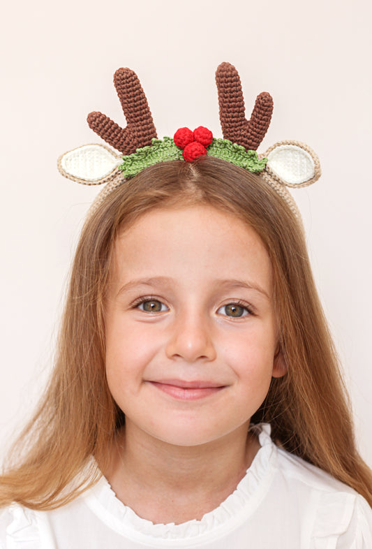 Christmas Crochet Head band, Hair band for girls, Cute girl hair accessories