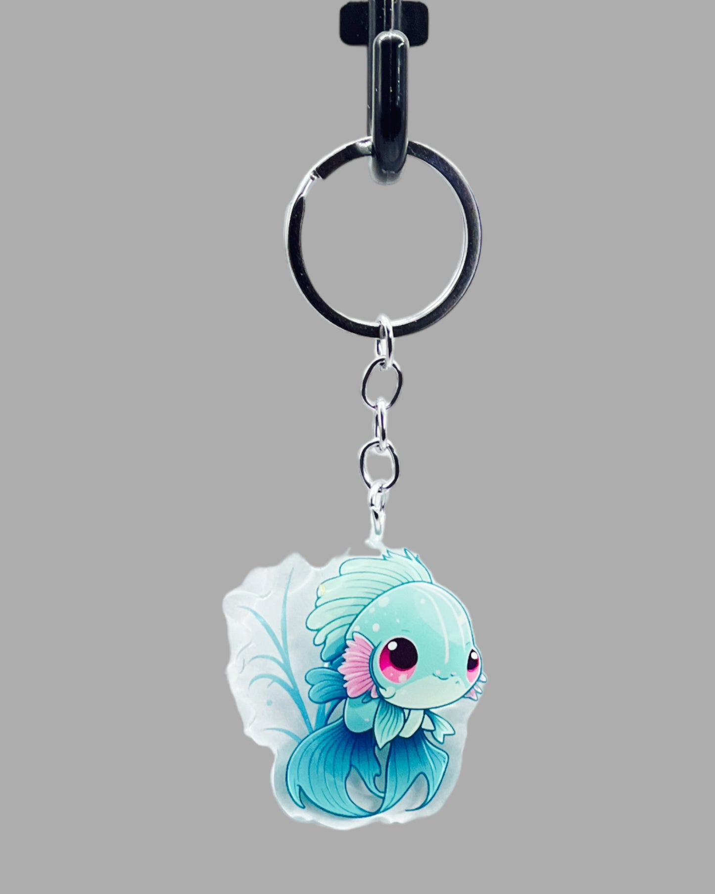 Beta Fish  Sealife Acrylic keychain