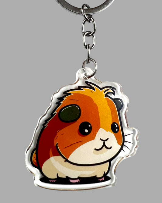 Guniea Pig Acrylic Keychain