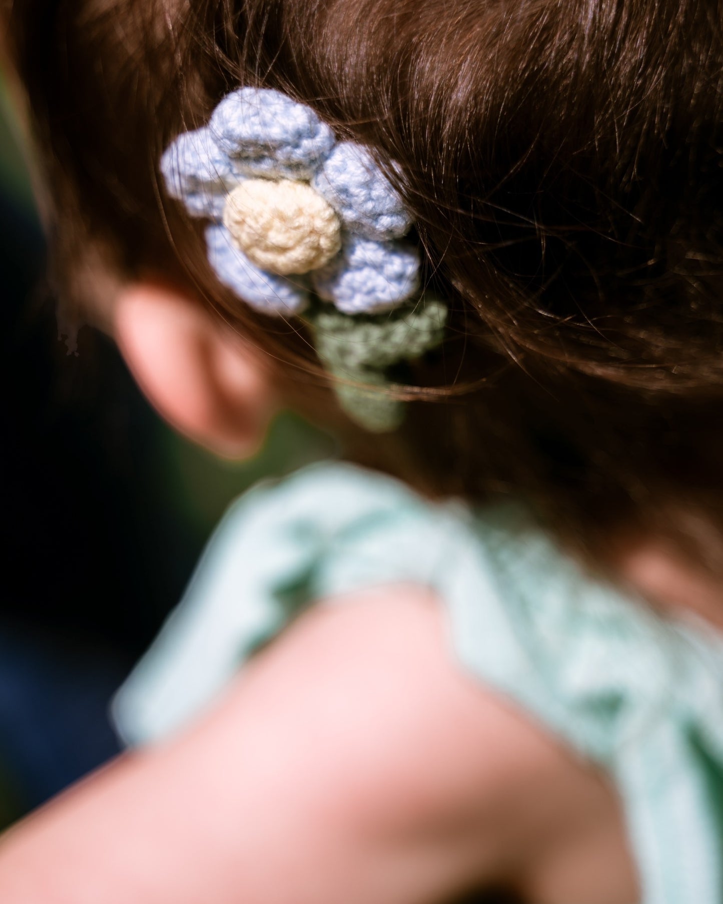 Crochet Trim Snap Hair Clips, Hair barrettes for kids