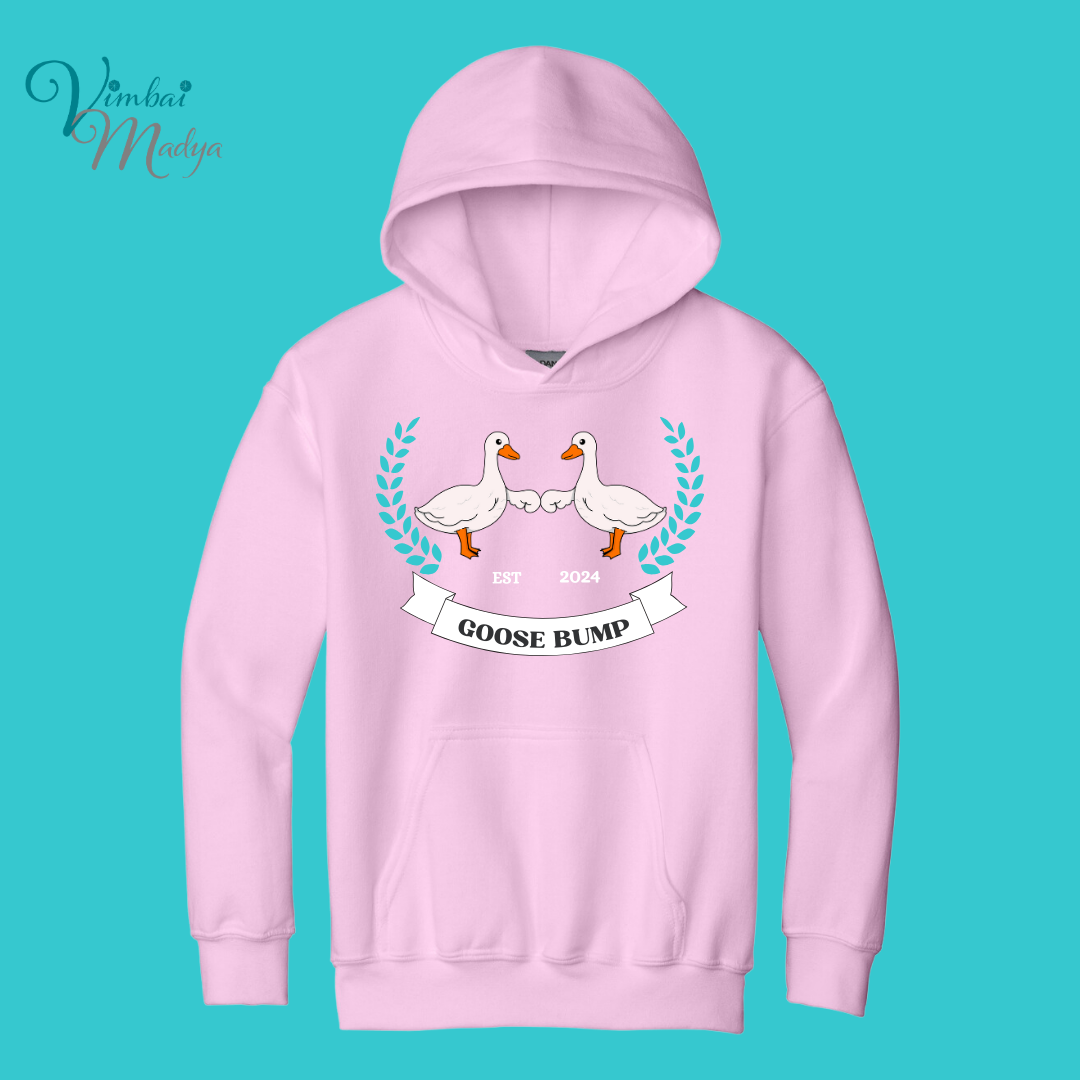 Youth Silly Goose Sweatshirt Unisex Clothing Kawaii  Hoodie : couples Gift .Best Friend Gift.  Fall Winter Essential