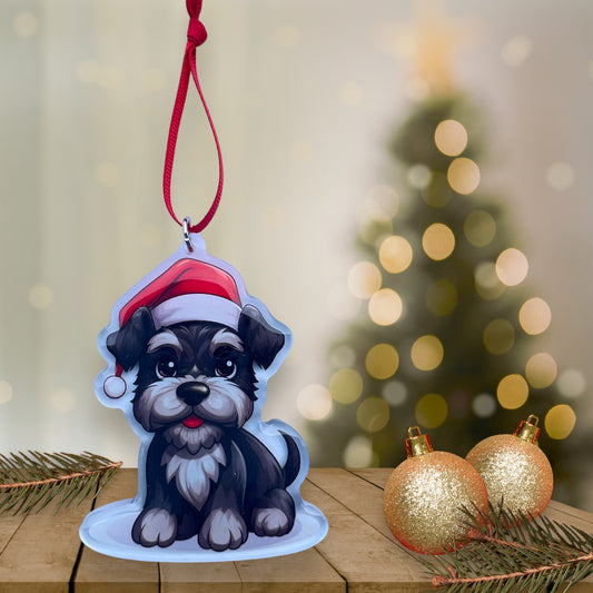 Acrylic Pet ornament, Christmas Ornament, Pet Memorial Ornament,Christmas Photo Ornament, Pet Portrait