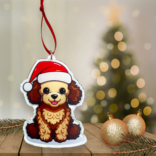 Acrylic Pet ornament, Christmas Ornament, Pet Memorial Ornament,Christmas Photo Ornament, Pet Portrait