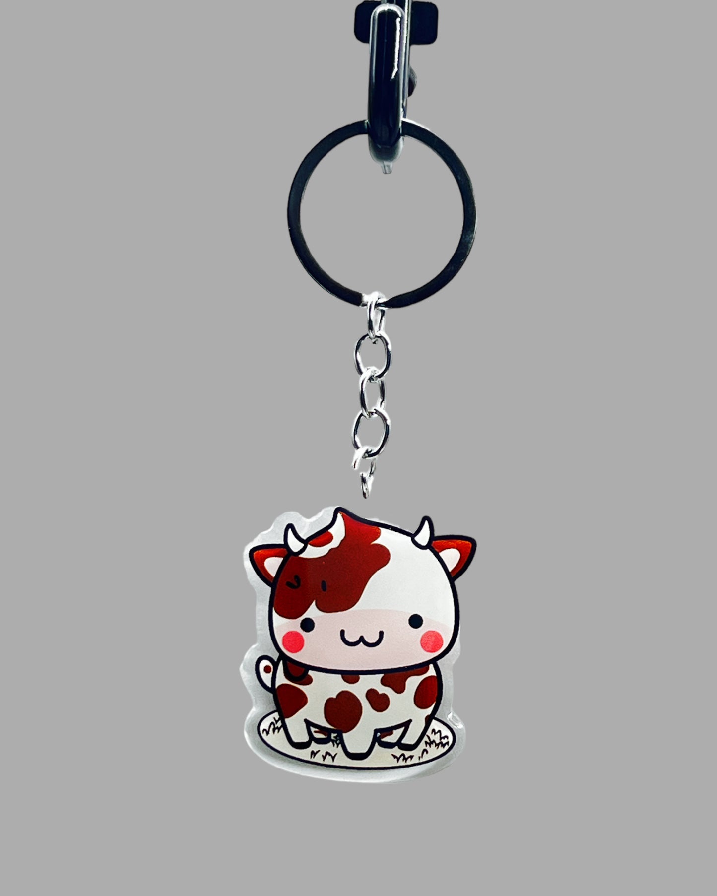 Ayrshire Cow Acrylic keychain farm animal