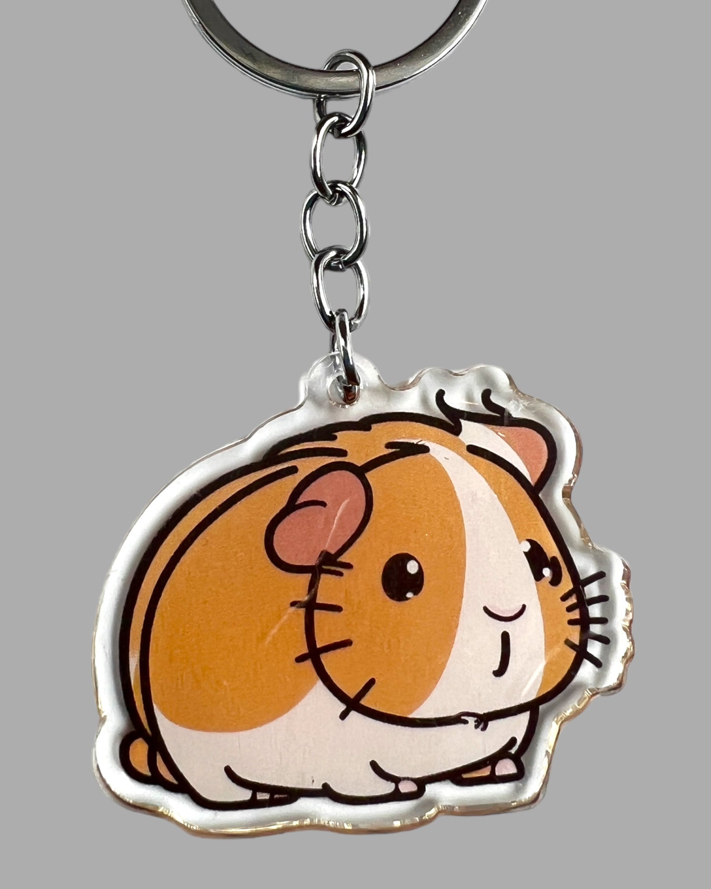 Guinea Pig Acrylic Keychain