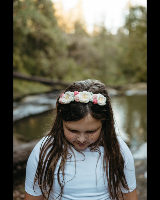 Crochet Trim Snap Hair Clips, Hair barrettes for kids