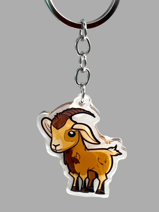 Goat Acrylic Keychain