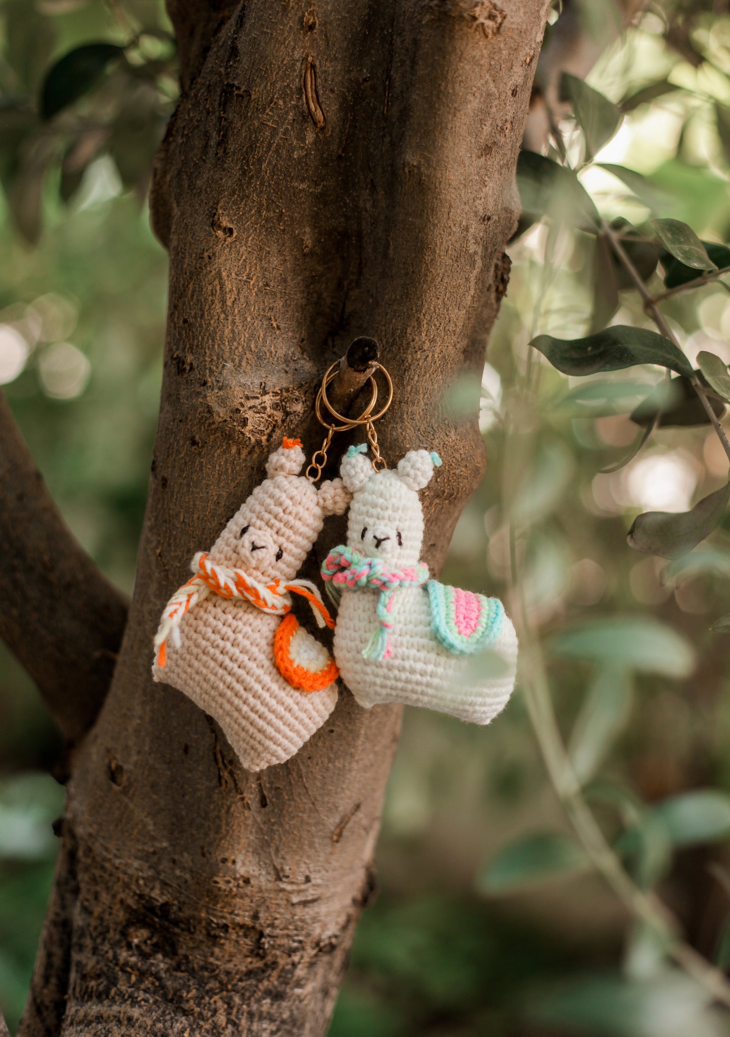 Llama Crochet Keychain Miniature amigurumi figurine for office desk decor, fidget sensory toy, unique gift for car dashboard . kawaii pocket  hug