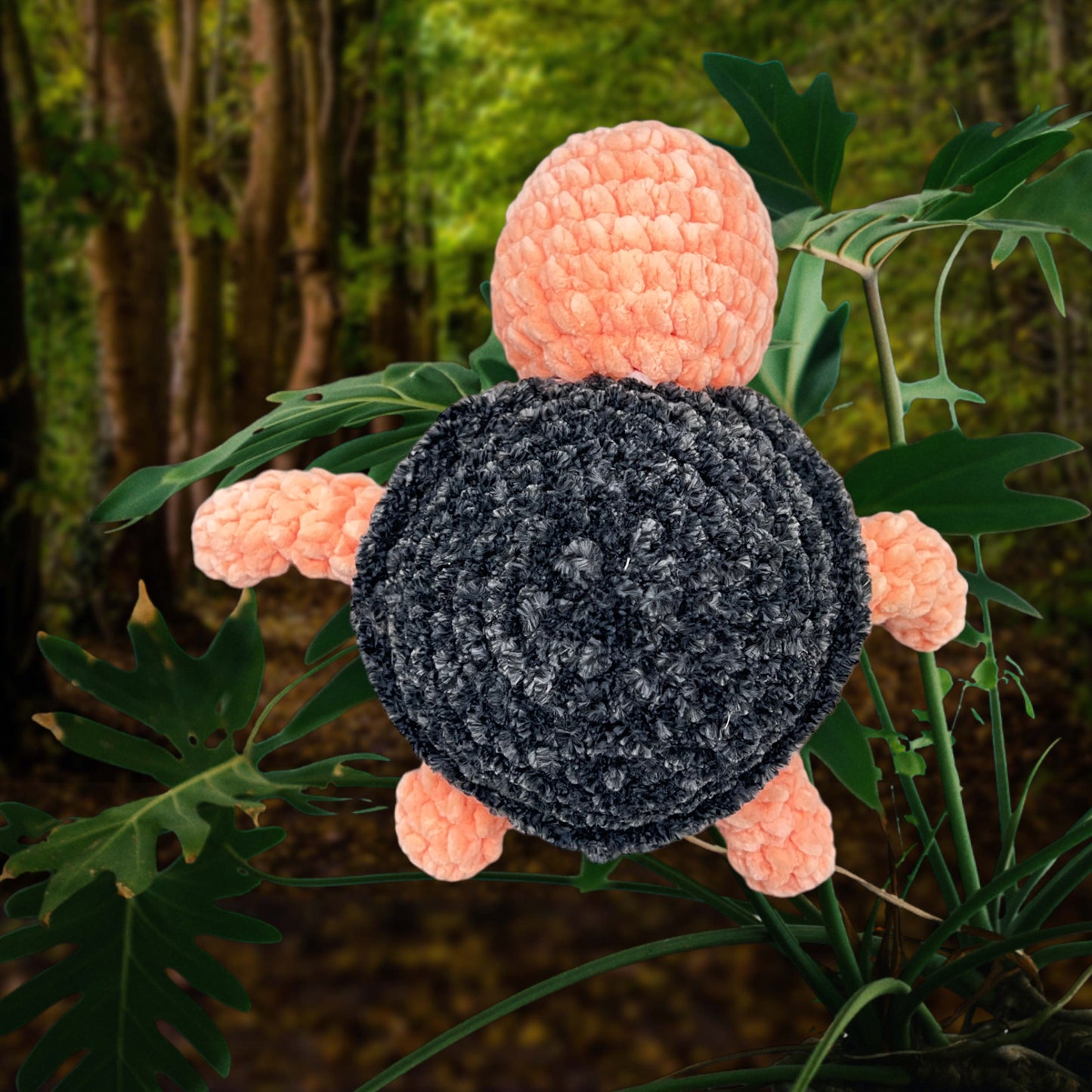 Turtle Handmade Crochet stuffed Doll for Montessori Play, Nursery Decor, and Baby Shower Gifts . Granddaughter, niece, nephew & grandson