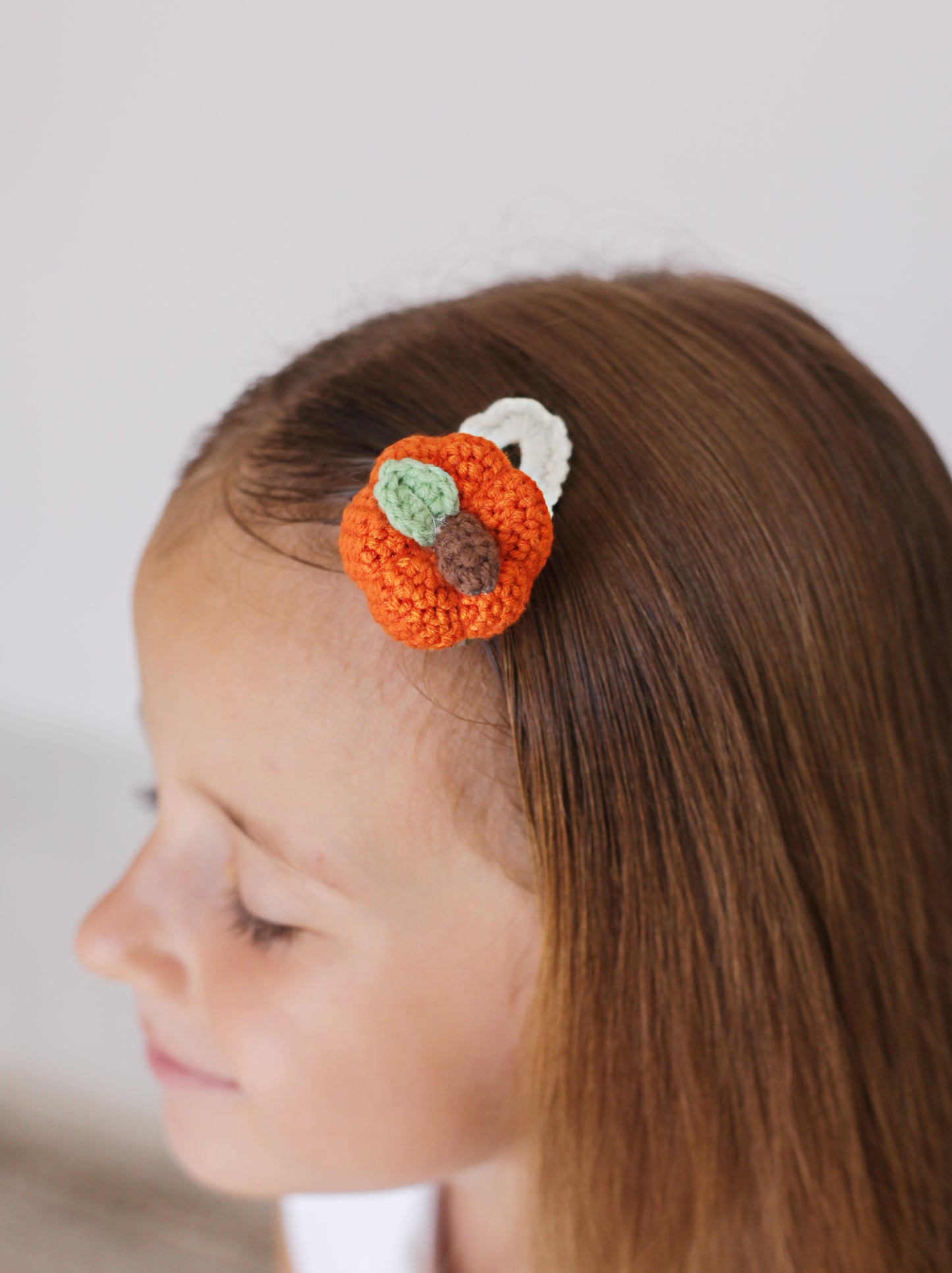 Trendy Girls' Gifts : Crochet Hair Clips . Barrettes for Teens, Granddaughters, Newborn Girl Outfits, with Embroidery Designs