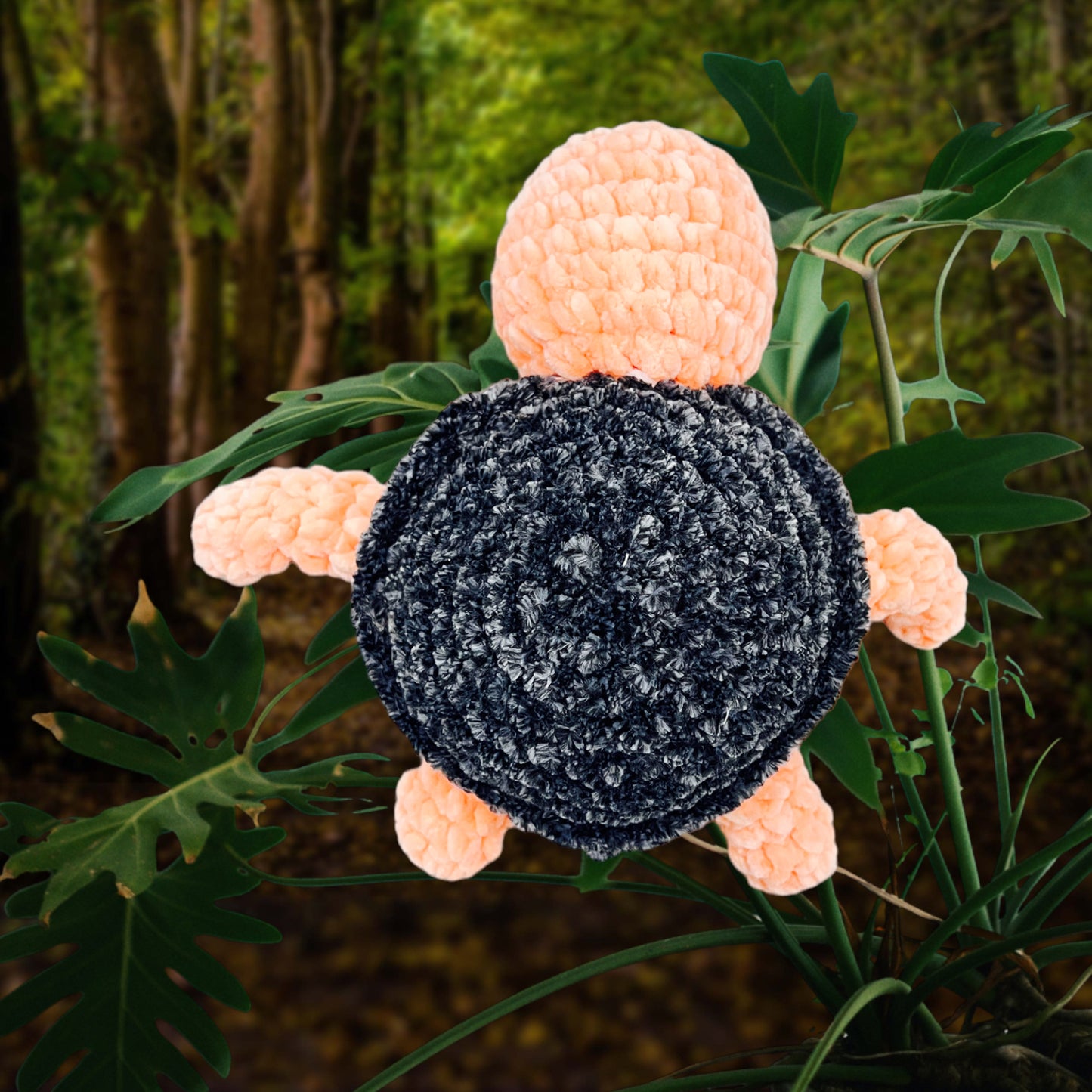 Turtle Handmade Crochet stuffed Doll for Montessori Play, Nursery Decor, and Baby Shower Gifts . Granddaughter, niece, nephew & grandson